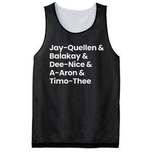 SUBSTITUTE TEACHER NAMES Mesh Reversible Basketball Jersey Tank