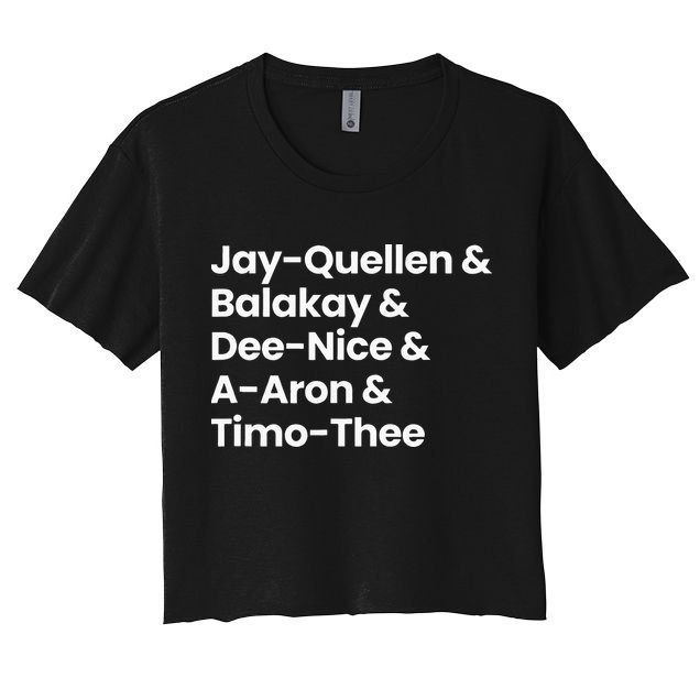 SUBSTITUTE TEACHER NAMES Crop Top