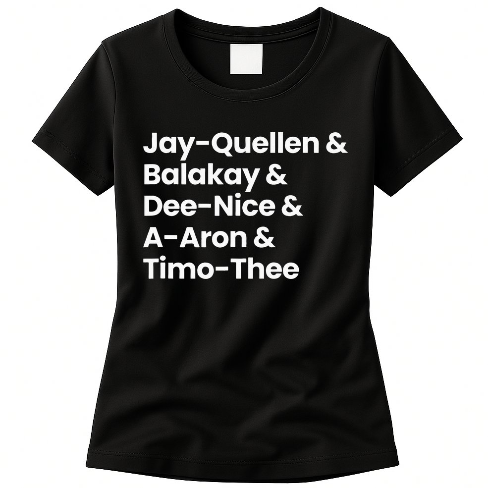 SUBSTITUTE TEACHER NAMES Womens T-Shirt