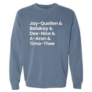 SUBSTITUTE TEACHER NAMES Garment-Dyed Sweatshirt