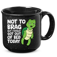 Sea Turtle Not To Brag But I Totally Got Out Of Bed Today 15oz Campfire Ceramic Mug
