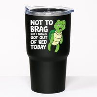 Sea Turtle Not To Brag But I Totally Got Out Of Bed Today Tumbler