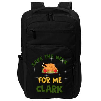 Save The Neck For Me Clark Christmas Impact Tech Backpack