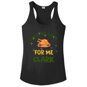 Save The Neck For Me Clark Christmas Ladies PosiCharge Competitor Racerback Tank