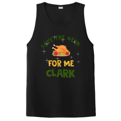 Save The Neck For Me Clark Christmas PosiCharge Competitor Tank