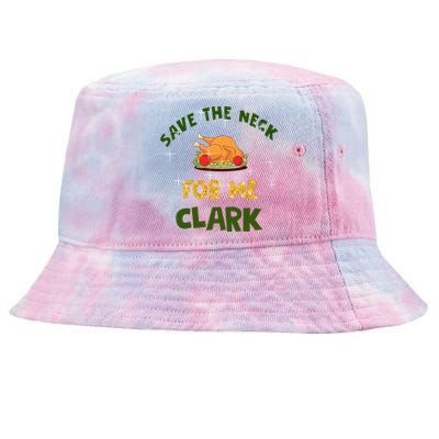 Save The Neck For Me Clark Christmas Tie-Dyed Bucket Hat