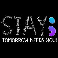 STAY Tomorrow Needs You Semicolon Suicide Prevention Awareness Baby Bodysuit