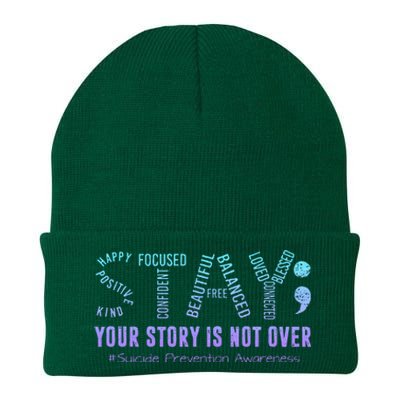 Stay Tomorrow Needs You Suicide Prevention Awareness Support Knit Cap Winter Beanie