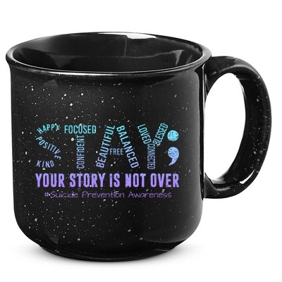 Stay Tomorrow Needs You Suicide Prevention Awareness Support 15oz Campfire Ceramic Mug