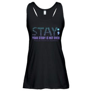 Stay Tomorrow Needs You Suicide Prevention Awareness Support Ladies Essential Flowy Tank