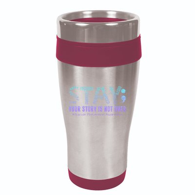 Stay Tomorrow Needs You Suicide Prevention Awareness Support 16oz Travel Tumbler