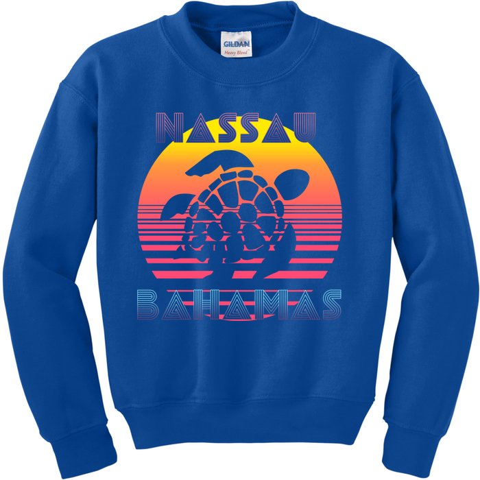 Sea Turtle Nassau Bahamas Beach Travel Souvenir Vacation Gift Kids Sweatshirt