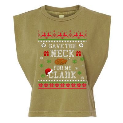 Save The Neck For Me Clark Garment-Dyed Women's Muscle Tee