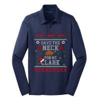 Save The Neck For Me Clark Silk Touch Performance Long Sleeve Polo