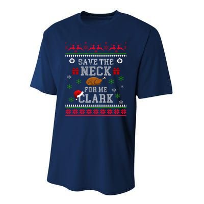 Save The Neck For Me Clark Performance Sprint T-Shirt