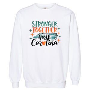 Stronger Together North Carolina Strong Supporter Garment-Dyed Sweatshirt