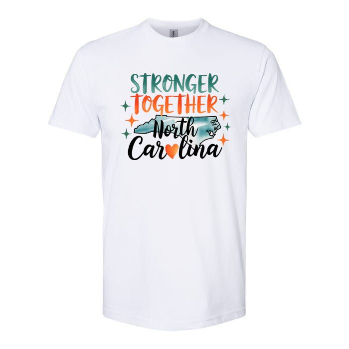 Stronger Together North Carolina Strong Supporter Softstyle CVC T-Shirt