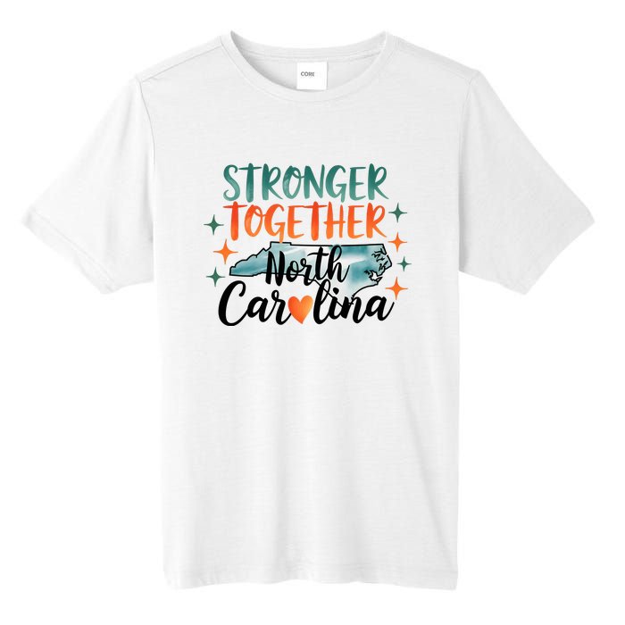 Stronger Together North Carolina Strong Supporter Tall Fusion ChromaSoft Performance T-Shirt