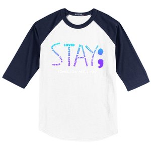 Stay Tomorrow Needs You Suicide Prevention Gift Baseball Sleeve Shirt