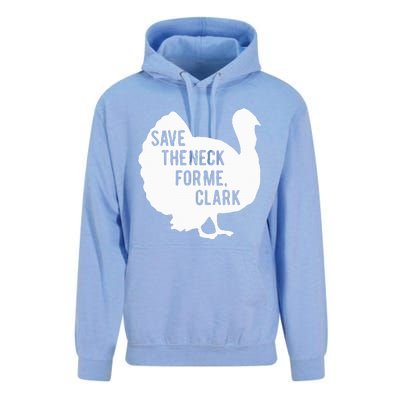 Save the Neck for Me Turkey Funny Thanksgiving Fall Autumn  Unisex Surf Hoodie