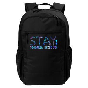 Stay Tomorrow Needs You Suicide Prevention Awareness Week Daily Commute Backpack