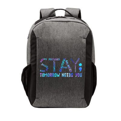 Stay Tomorrow Needs You Suicide Prevention Awareness Week Vector Backpack