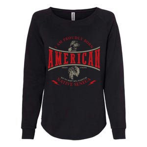 Seneca Tribe Native American Indian Strong Pride Retro Gift Womens California Wash Sweatshirt