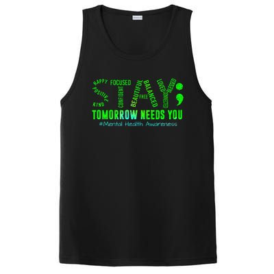 Stay Tomorrow Needs You Mental Health Matters Awareness PosiCharge Competitor Tank