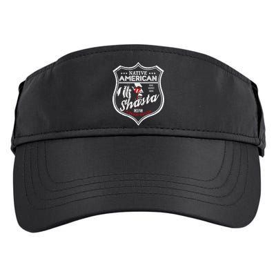 Shasta Tribe Native American Indian Strong Pride Badge Gift Adult Drive Performance Visor