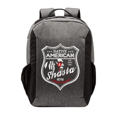 Shasta Tribe Native American Indian Strong Pride Badge Gift Vector Backpack
