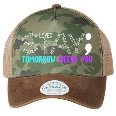 Stay Tomorrow Needs You Legacy Tie Dye Trucker Hat