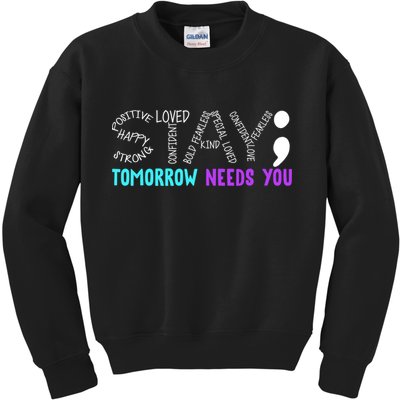 Stay Tomorrow Needs You Kids Sweatshirt