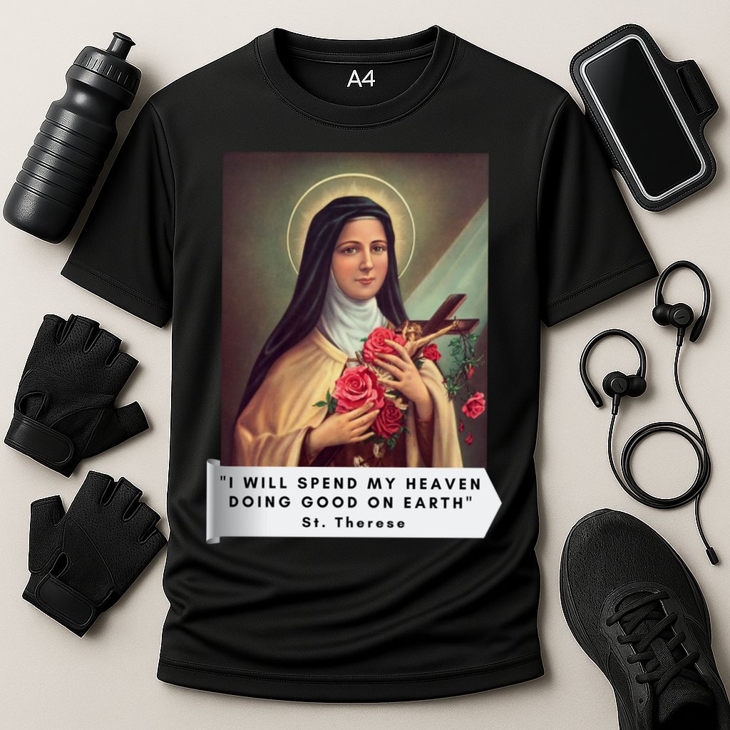 St Therese Of Lisieux Saint Therese Of Jesus Catholic Cute Gift Cooling Performance Crew T-Shirt