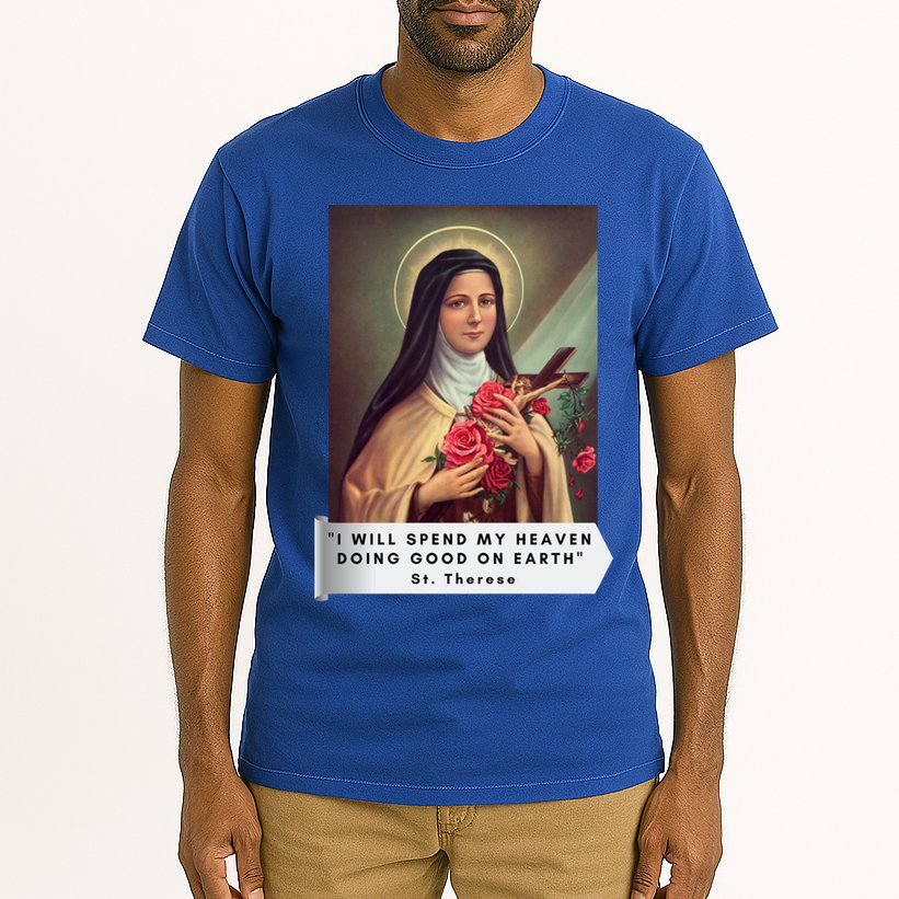 St Therese Of Lisieux Saint Therese Of Jesus Catholic Cute Gift Tall T-Shirt