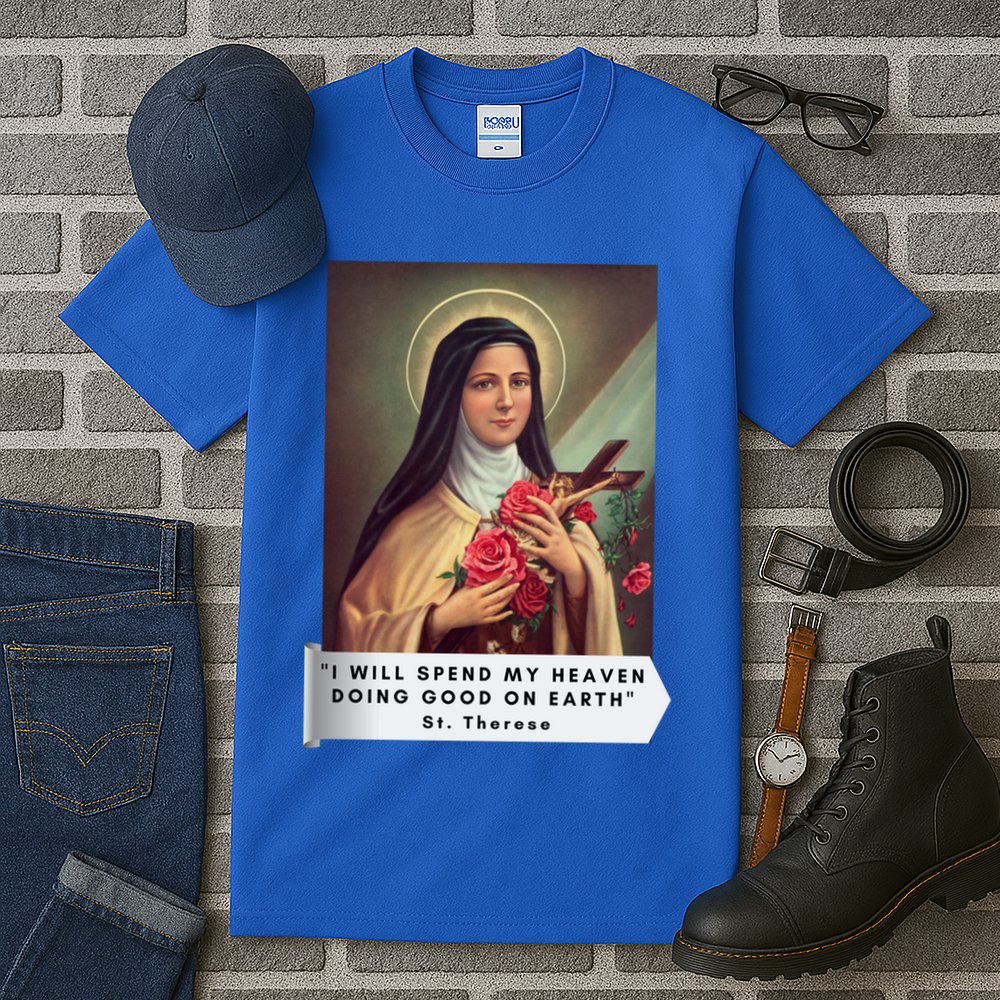 St Therese Of Lisieux Saint Therese Of Jesus Catholic Cute Gift Tall T-Shirt