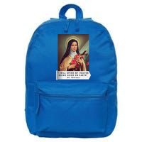 St Therese Of Lisieux Saint Therese Of Jesus Catholic Cute Gift 16 in Basic Backpack