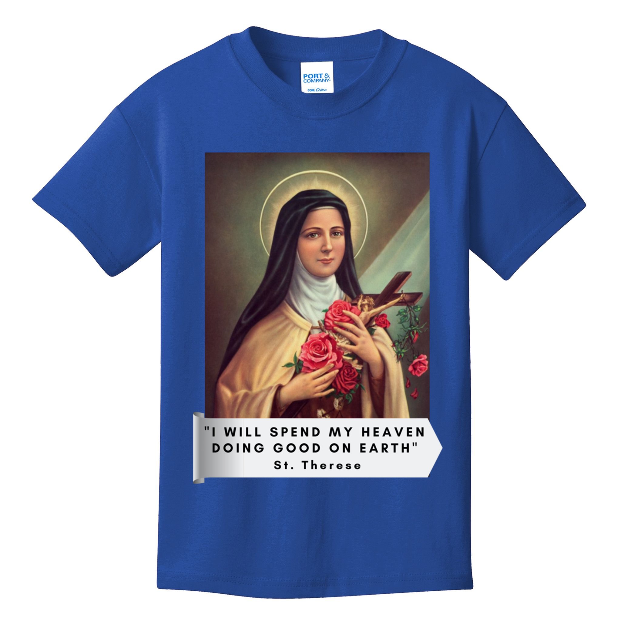 St Therese Of Lisieux Saint Therese Of Jesus Catholic Cute Gift Kids T-Shirt