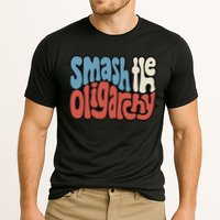 Smash The Oligarchy Word Art Cooling Performance Crew T-Shirt