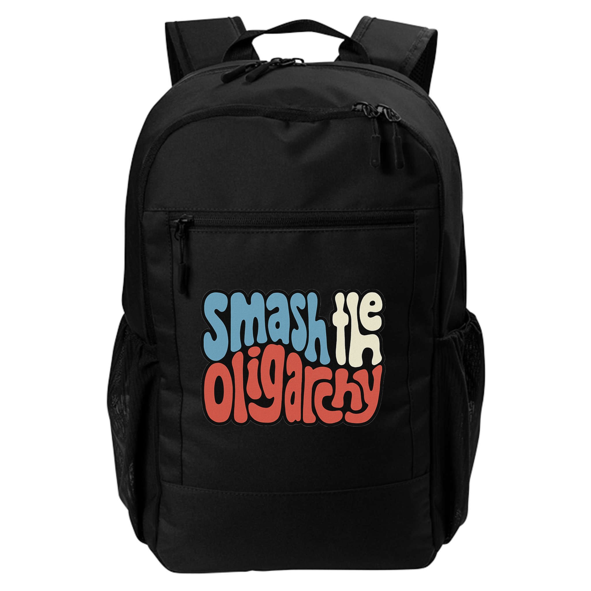 Smash The Oligarchy Word Art Backpack