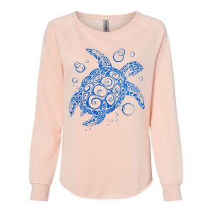 Sea Turtle Ocean Animals Womens California Wash Sweatshirt