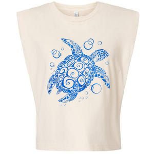 Sea Turtle Ocean Animals Garment-Dyed Women's Muscle Tee