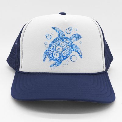 Sea Turtle Ocean Animals Trucker Hat