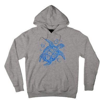 Sea Turtle Ocean Animals Tall Hoodie