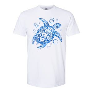 Sea Turtle Ocean Animals Softstyle CVC T-Shirt