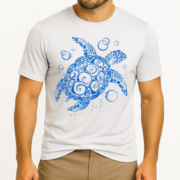 Sea Turtle Ocean Animals Performance Shirt