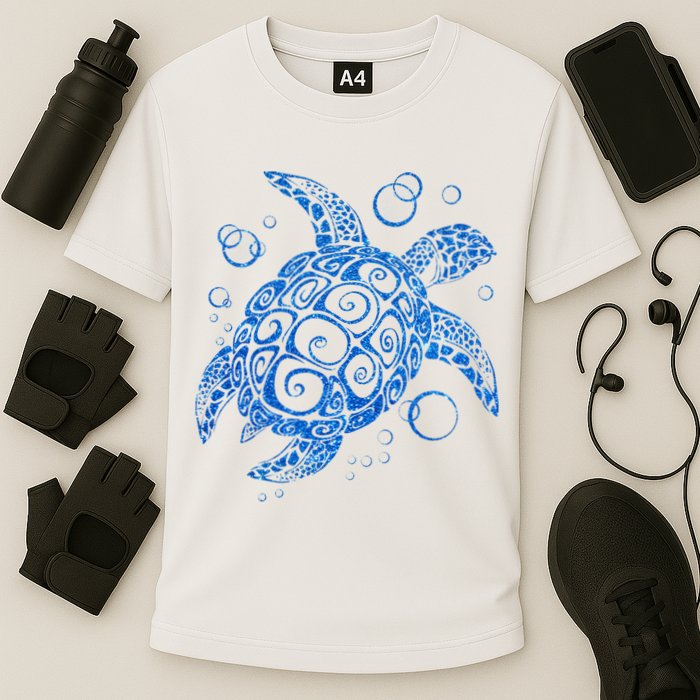 Sea Turtle Ocean Animals Performance Shirt