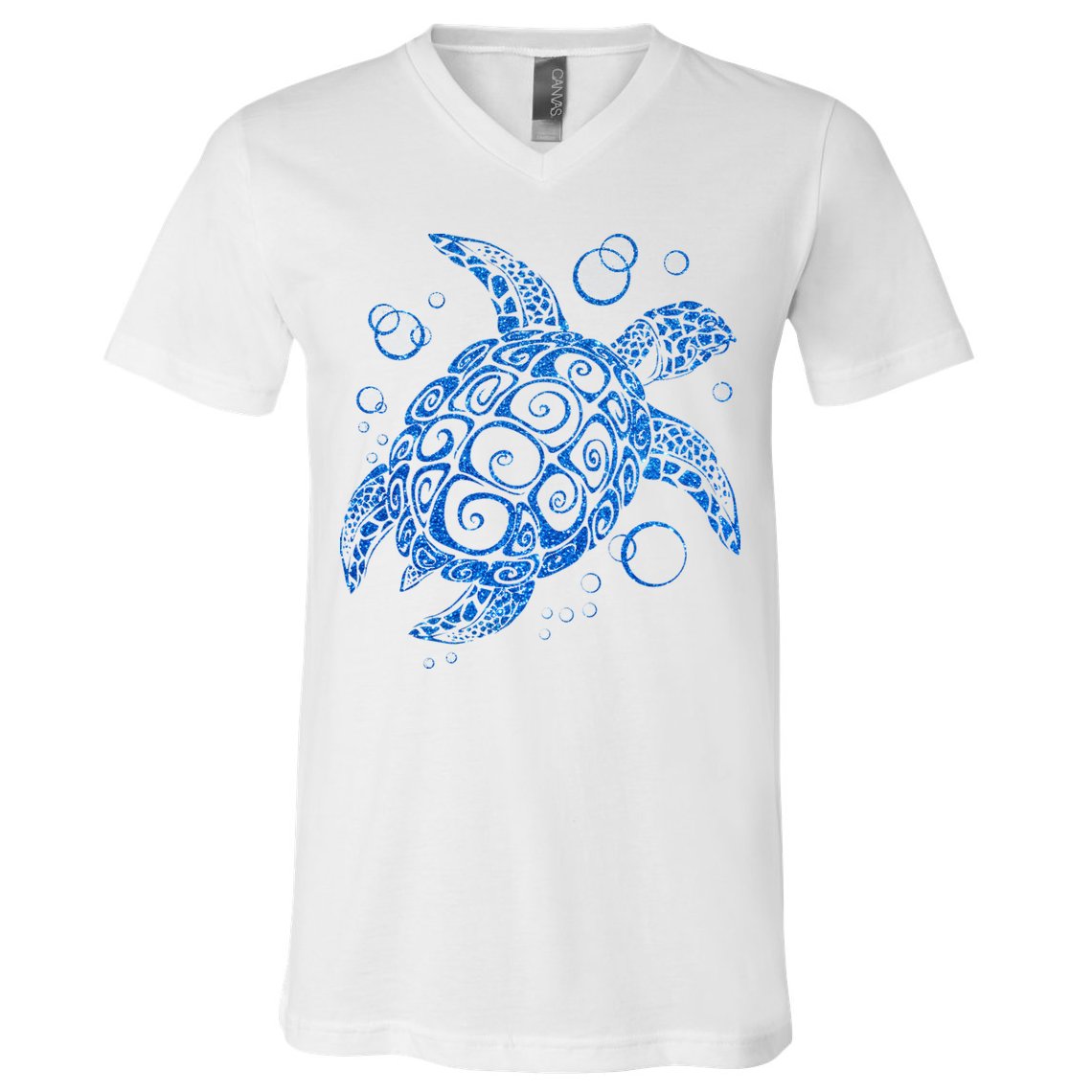 Sea Turtle Ocean Animals V-Neck T-Shirt