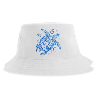 Sea Turtle Ocean Animals Sustainable Bucket Hat