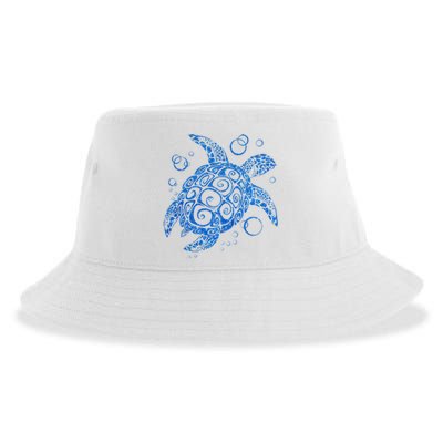 Sea Turtle Ocean Animals Sustainable Bucket Hat