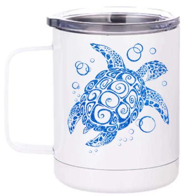 Sea Turtle Ocean Animals 12 oz Stainless Steel Tumbler Cup